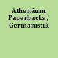 Athenäum Paperbacks / Germanistik