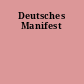 Deutsches Manifest