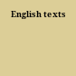 English texts