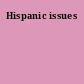 Hispanic issues