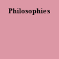 Philosophies