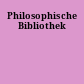 Philosophische Bibliothek