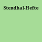 Stendhal-Hefte