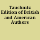 Tauchnitz Edition of British and American Authors