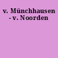v. Münchhausen - v. Noorden