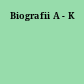 Biografii A - K