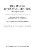 Deutsches Literaturlexikon: Das 20. Jahrhundert : biographisch-bibliographisches Handbuch