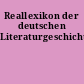 Reallexikon der deutschen Literaturgeschichte