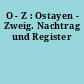O - Z : Ostayen - Zweig. Nachtrag und Register