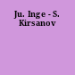 Ju. Inge - S. Kirsanov