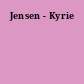 Jensen - Kyrie