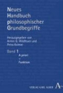 Neues Handbuch philosophischer Grundbegriffe