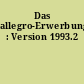 Das allegro-Erwerbungssystem : Version 1993.2