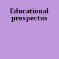 Educational prospectus