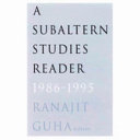 A subaltern studies reader, 1986 - 1995