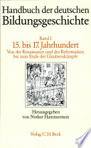 Handbuch der deutschen Bildungsgeschichte