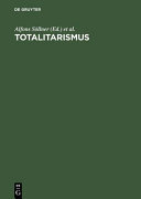 Totalitarismus : eine Ideengeschichte des 20. Jahrhunderts