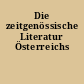 Die zeitgenössische Literatur Österreichs