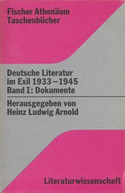 Deutsche Literatur im Exil 1933-1945