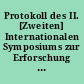 Protokoll des II. [Zweiten] Internationalen Symposiums zur Erforschung des Deutschsprachigen Exils nach 1933 [Neunzehnhundertdreiunddreissig] : in Kopenhagen 1972