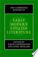 The Cambridge history of early modern English literature
