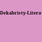 Dekabristy-Literatory