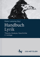 Handbuch Lyrik : Theorie, Analyse, Geschichte