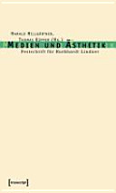 Medien und Ästhetik : Festschrift für Burkhardt Lindner