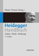 Heidegger-Handbuch : Leben - Werk - Wirkung