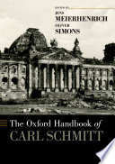 Oxford Handbook of Carl Schmitt
