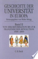 Von der Reformation zur Französischen Revolution (1500 - 1800)