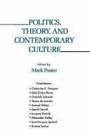 Politics, theory and contemporary culture