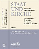 Staat und Kirche im 19. und 20. Jahrhundert : Dokumente zur Geschichte des deutschen Staatskirchenrechts