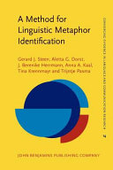 A method for linguistic metaphor identification : from MIP to MIPVU