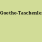 Goethe-Taschenlexikon