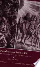 "Paradise lost", 1668 - 1968 : three centuries of commentary