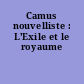 Camus nouvelliste : L'Exile et le royaume