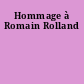 Hommage à Romain Rolland