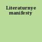 Literaturnye manifesty