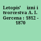 Letopis' žizni i tvorcestva A. I. Gercena : 1812 - 1870
