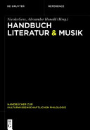 Handbuch Literatur und Musik