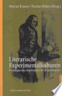 Literarische Experimentalkulturen : Poetologien des Experiments im 19. Jahrhundert