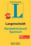 Langenscheidt Handwörterbuch Spanisch : spanisch-deutsch, deutsch-spanisch