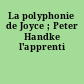 La polyphonie de Joyce ; Peter Handke l'apprenti
