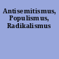 Antisemitismus, Populismus, Radikalismus