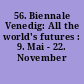 56. Biennale Venedig: All the world's futures : 9. Mai - 22. November 2015