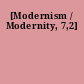 [Modernism / Modernity, 7,2]