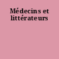 Médecins et littérateurs
