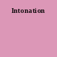 Intonation