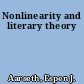 Nonlinearity and literary theory